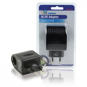 ADAPTOR 220V la 12V bricheta auto, 400mA